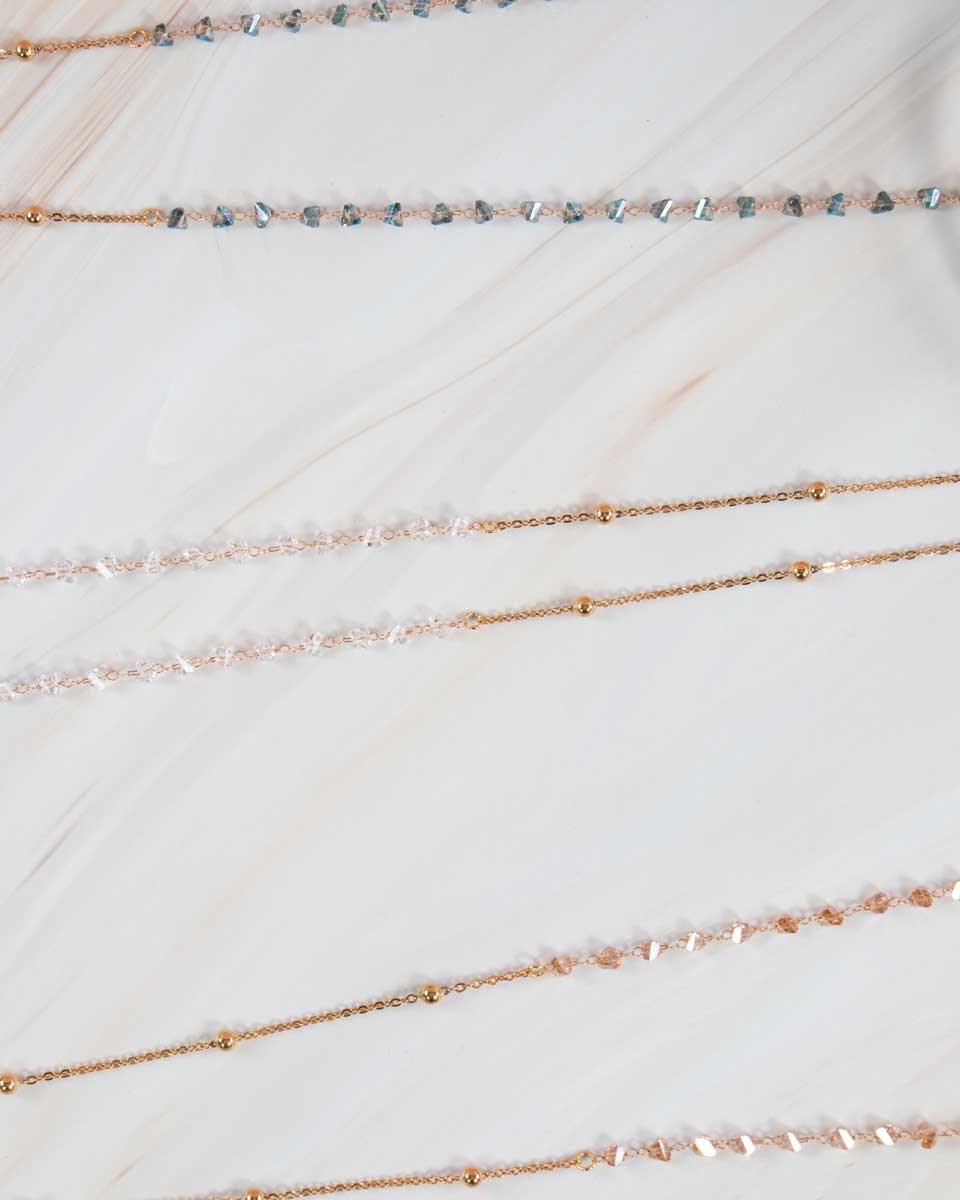 OT Brillenkoord Zoe Beige/Roze