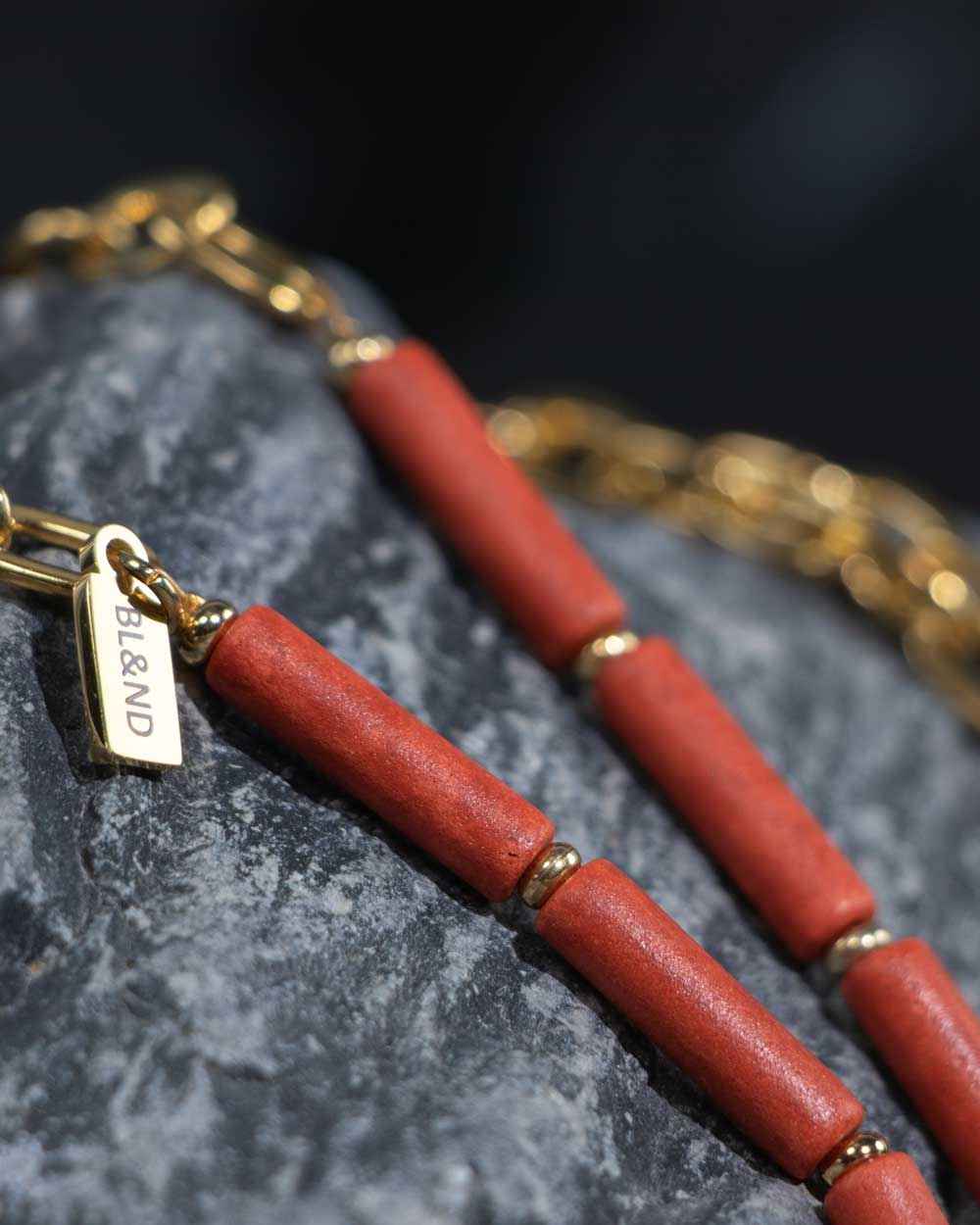 Season Blend ♥ Brillenkoord Keramiek Brick Red