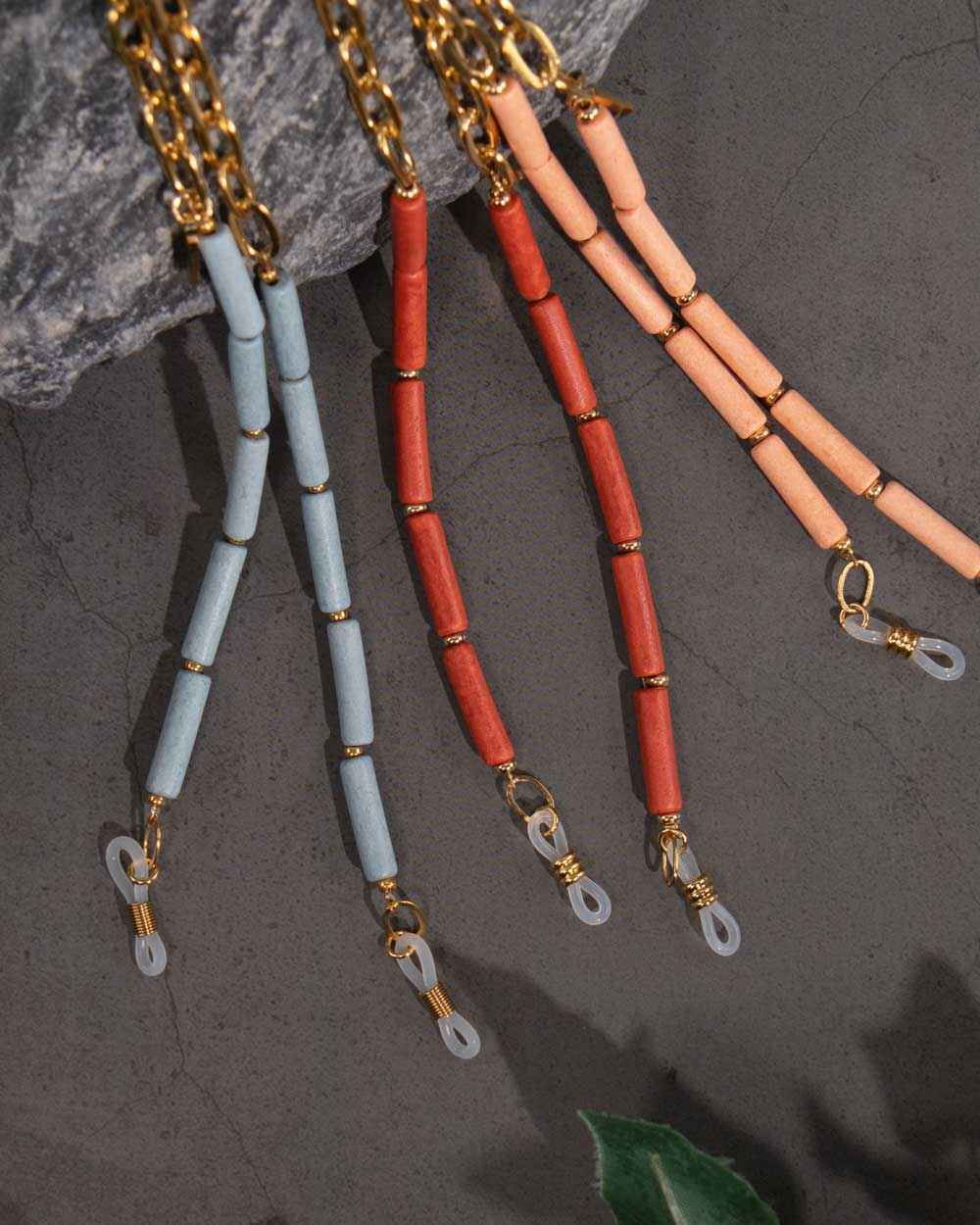 Season Blend ♥ Brillenkoord Keramiek Haze Blue