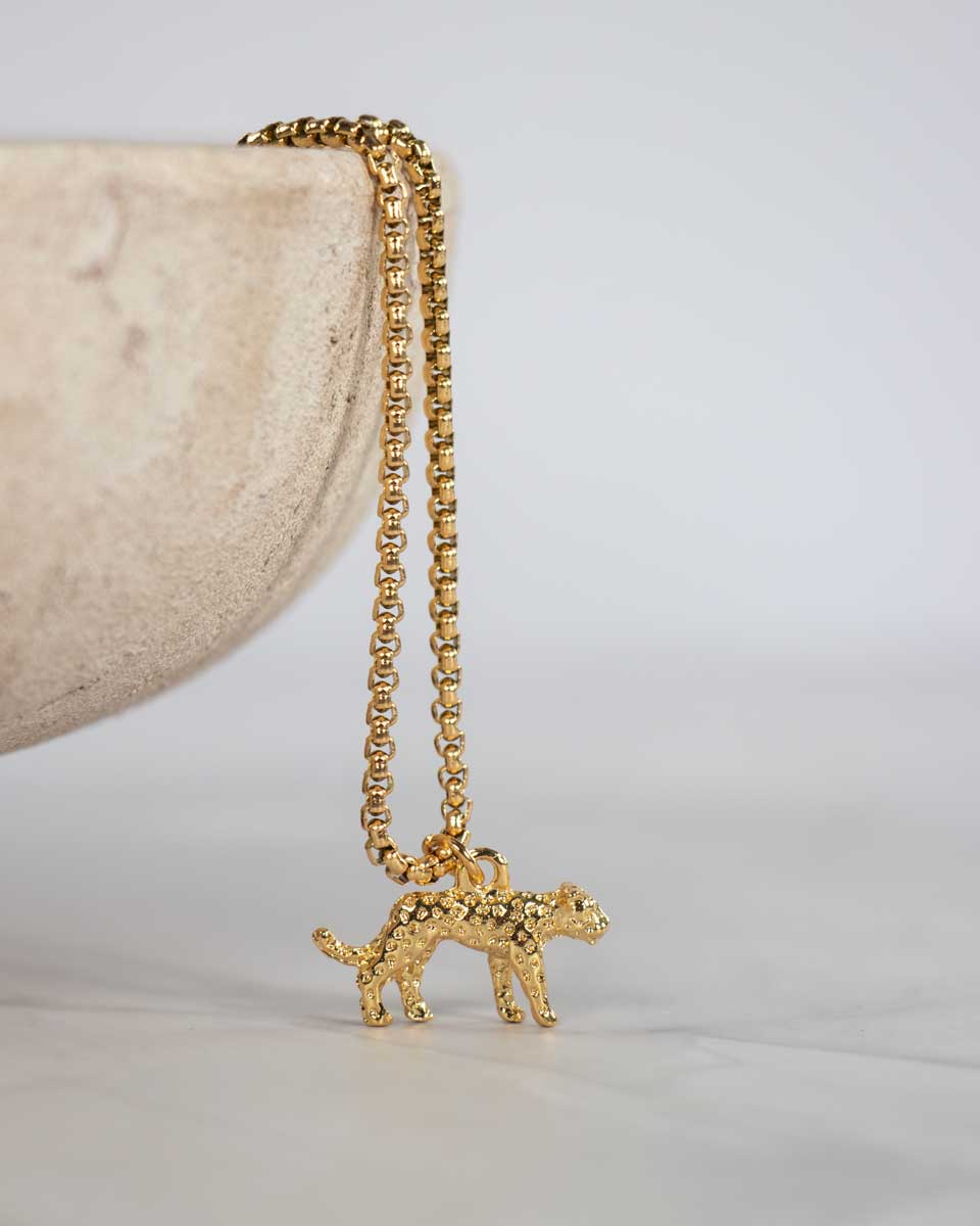 Close-up van Sunny Cords jaguar brillenkoord.