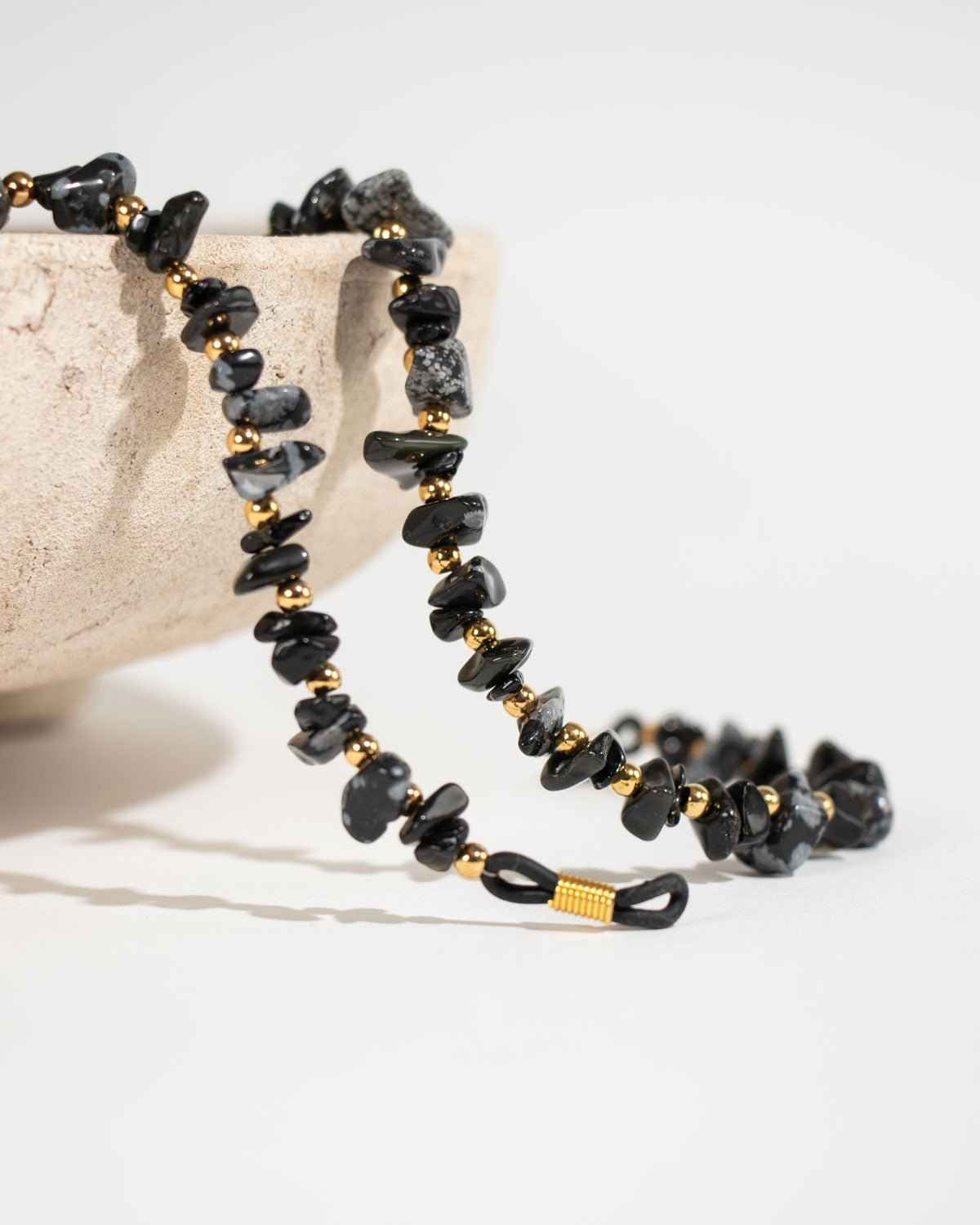 TABOO brillenkoord STONE Zwart