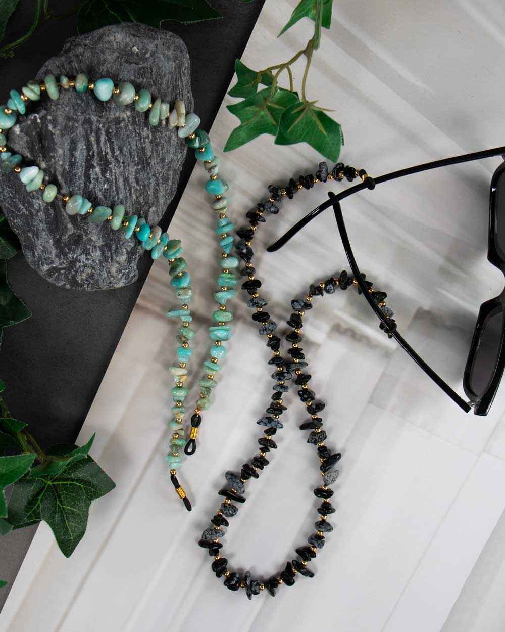 TABOO brillenkoord STONE Zwart